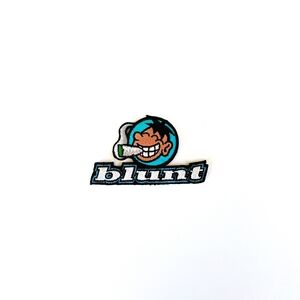 Blunt Clothing Iron On Patch Streetwear Classic 1990's Vintage Skate Surf